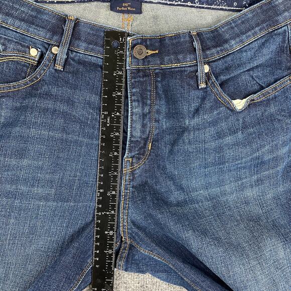 Levi's Jeans Womens 18M 525  Perfect Waist Dark Wash Bootcut Denim Mid Rise - Picture 4 of 10